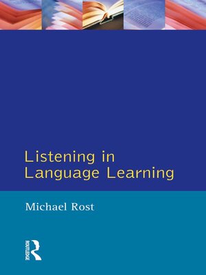 cover image of Listening in Language Learning
